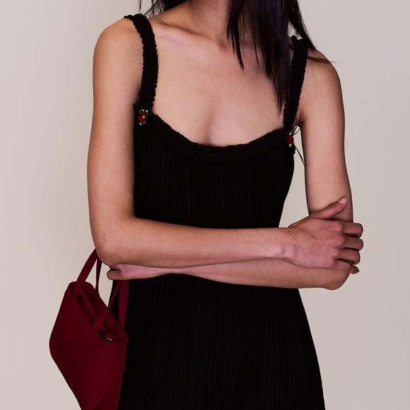 Danielle Guizio Penelope Plisse Dress - NWT Size XS - Picture 3 of 6